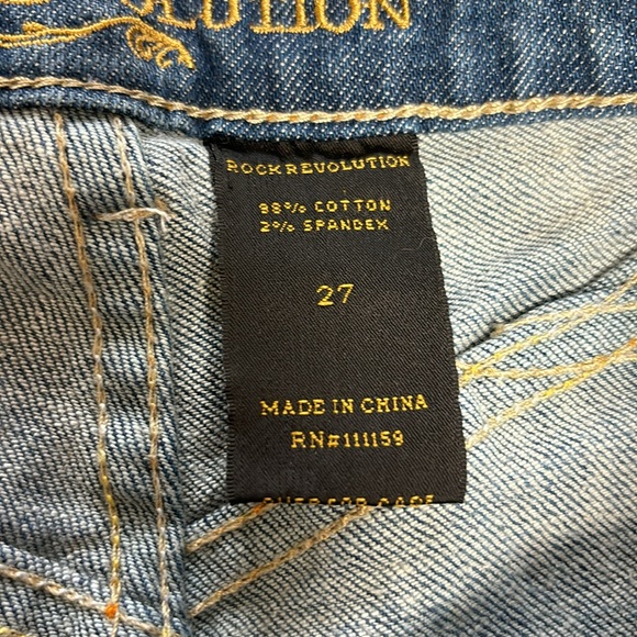 Women’s Rock Revolution jeans size 27 - Picture 9 of 9